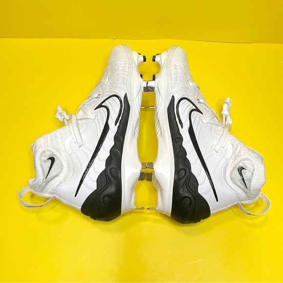 Nike Alpha Huarache NXT Men's Baseball Cleats DJ6517-101 White Blue Tint - Picture 5 of 7